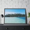 93855-540.jpg Boat Moored at an Island Framed Poster