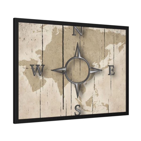 93855-554.jpg Compass Framed Poster