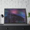 93855-568.jpg Tree Forest Starry Aurora Framed Poster