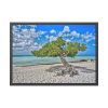 93855-573.jpg Water Texture of Beach Scenery Framed Poster