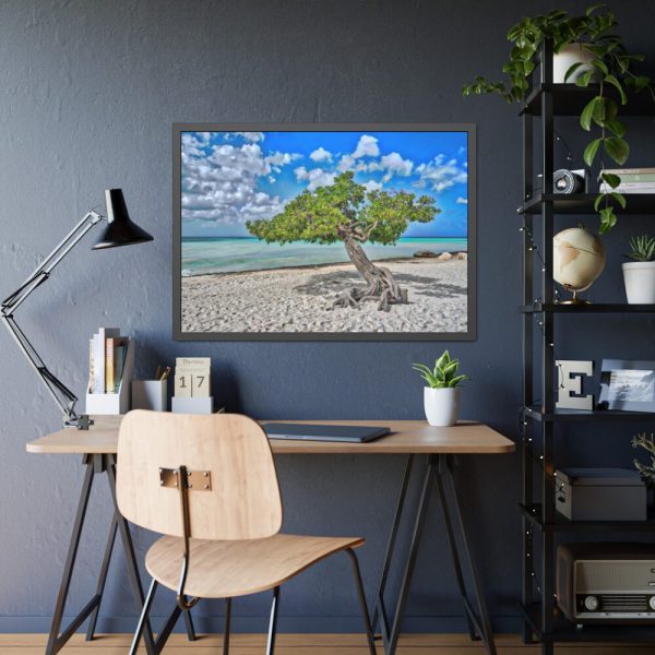 93855-575.jpg Water Texture of Beach Scenery Framed Poster