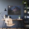 93855-58.jpg Mystical Castle in Dark Forest Framed Poster