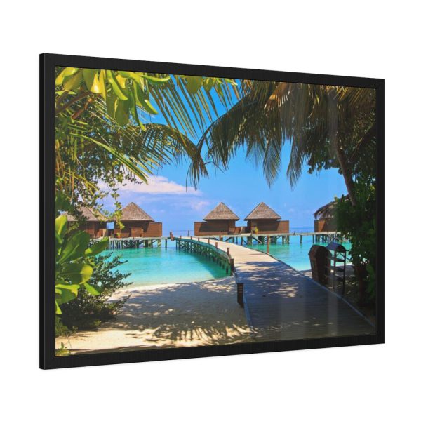 93855-586.jpg Exotic Tropical Island Framed Poster