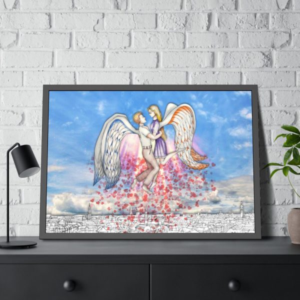 Love Of Angels Framed Poster