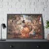 93855-600.jpg Semiradsky Christ Martha Maria Framed Poster