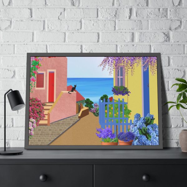 93855-620.jpg House in Italy Framed Poster