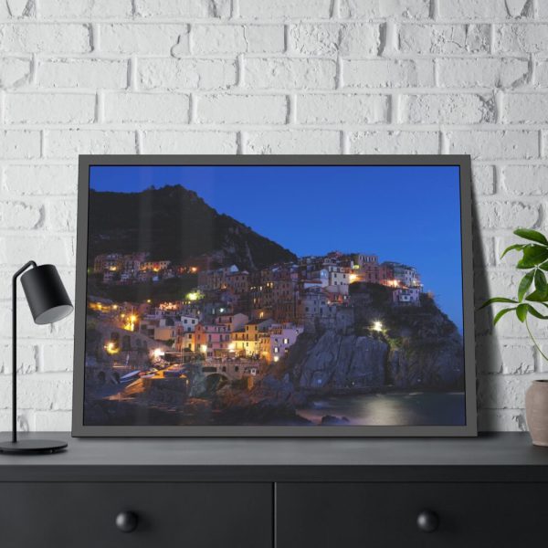 93855-628.jpg Italy Village Framed Poster