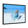 93855-647.jpg Woman On The Beach Framed Poster