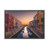 93855-678.jpg Sunset in Burano Framed Poster