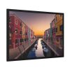 93855-679.jpg Sunset in Burano Framed Poster