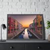 93855-681.jpg Sunset in Burano Framed Poster