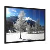 93855-687.jpg Blue Sky Cold Daylight Fosty Trees Framed Poster