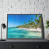 93855-713.jpg Palm Trees On The Beach Framed Poster