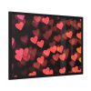 93855-77.jpg Heart Bokeh Framed Poster