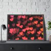 93855-79.jpg Heart Bokeh Framed Poster