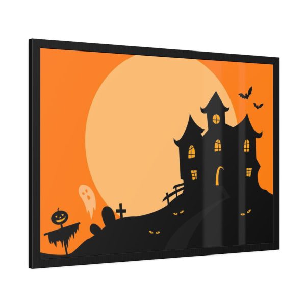 93855-93.jpg Haunted House Framed Poster