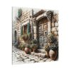 101419-100.jpg Mediterranean Street Scene Standard Canvas