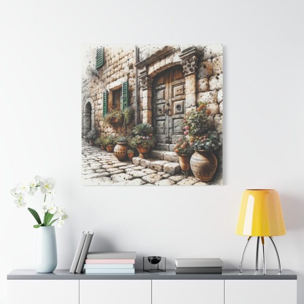 101419-102.jpg Mediterranean Street Scene Standard Canvas