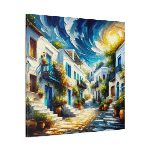 Greek Street Mood Standard Canvas