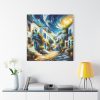 Greek Street Mood Standard Canvas