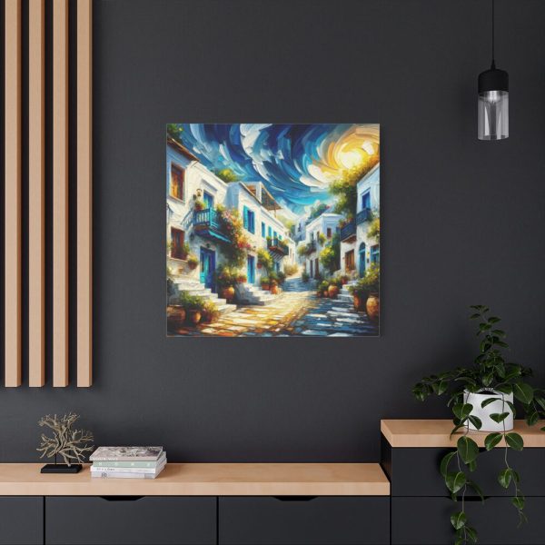 Greek Street Mood Standard Canvas