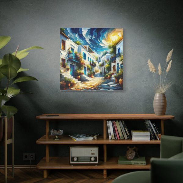 Greek Street Mood Standard Canvas
