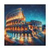 101419-136.jpg Colosseum in Rome During Twilight Standard Canvas