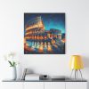 101419-137.jpg Colosseum in Rome During Twilight Standard Canvas