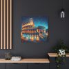 101419-138.jpg Colosseum in Rome During Twilight Standard Canvas