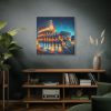 101419-139.jpg Colosseum in Rome During Twilight Standard Canvas