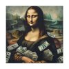 101419-166.jpg Mona Lisa With Cash Standard Canvas