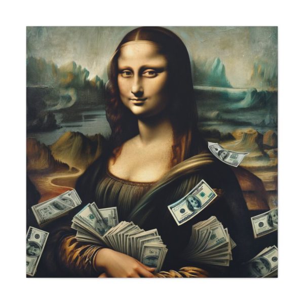 101419-166.jpg Mona Lisa With Cash Standard Canvas