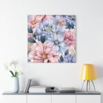 Vintage Seamless Floral Pattern Standard Canvas - Image 3