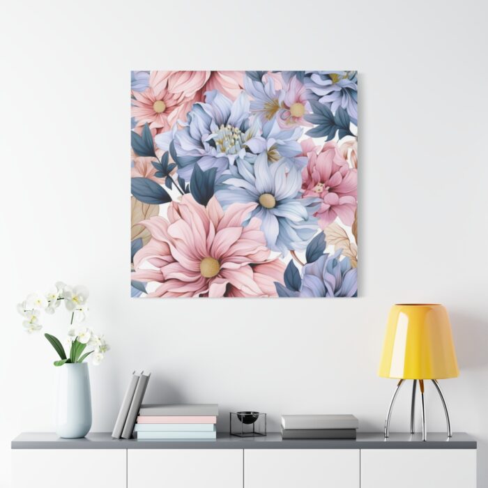 Vintage Seamless Floral Pattern Standard Canvas - Image 3