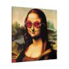 Mona Lisa Wearing Sunglasses Standard Canvas