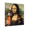 101419-175.jpg Mona Lisa Holding Beer Standard Canvas