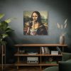 101419-194.jpg Mona Lisa Eating Instant Noodles Standard Canvas