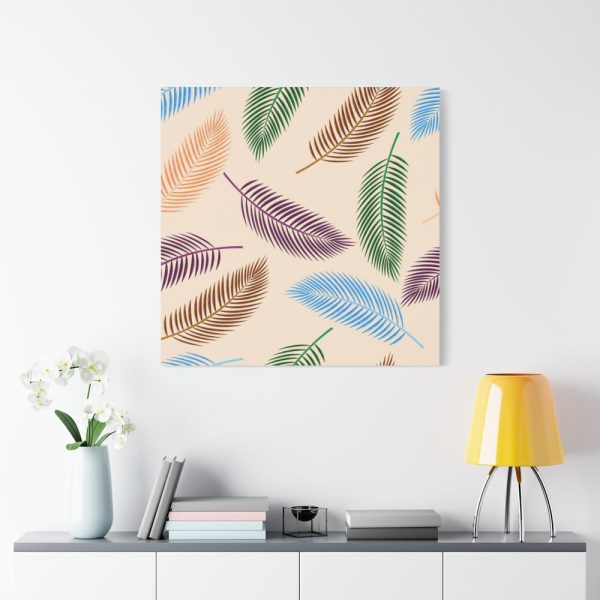101419-2.jpg Tropical Leaves Pattern Standard Canvas