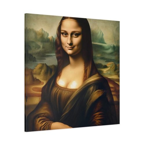 101419-200.jpg Mona Lisa Smiling Standard Canvas
