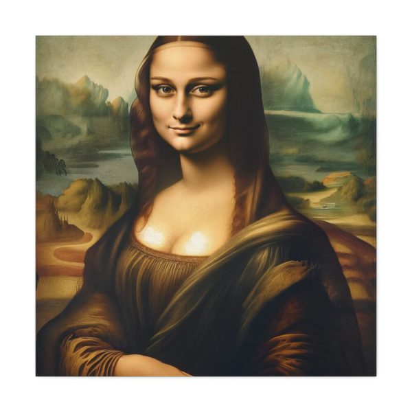 101419-201.jpg Mona Lisa Smiling Standard Canvas