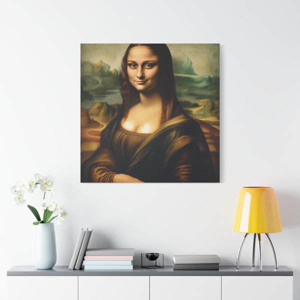 101419-202.jpg Mona Lisa Smiling Standard Canvas