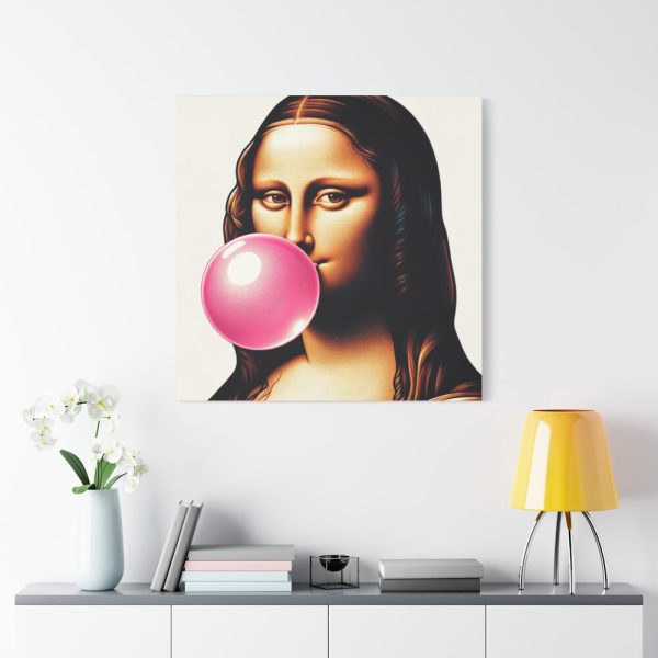 101419-207.jpg Mona Lisa With Bubblegum Standard Canvas