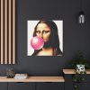 101419-208.jpg Mona Lisa With Bubblegum Standard Canvas