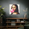 101419-209.jpg Mona Lisa With Bubblegum Standard Canvas