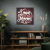 I Love You to the Moon and Back! Standard  Canvas