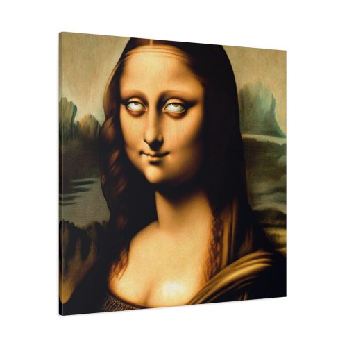 101419-220.jpg Mona Lisa With a Humorous Twist Standard Canvas