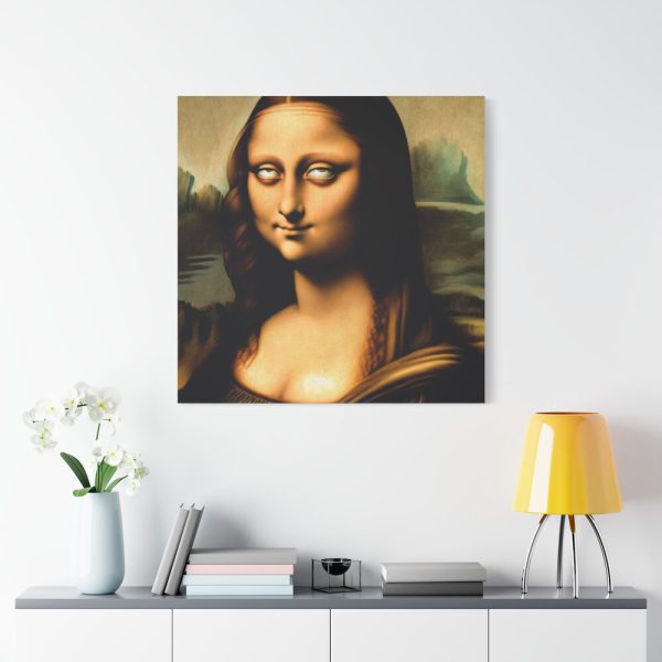 101419-222.jpg Mona Lisa With a Humorous Twist Standard Canvas
