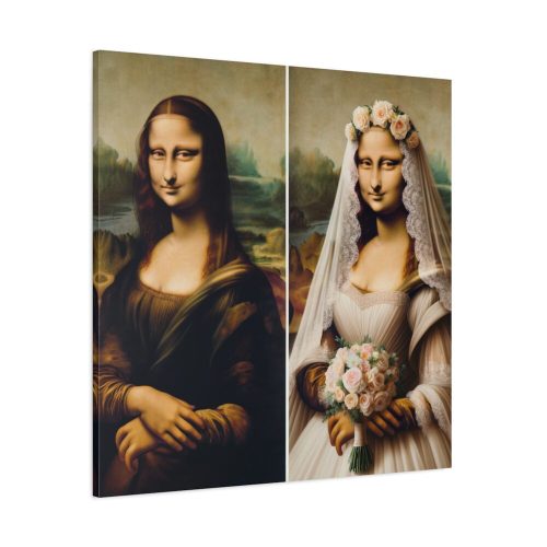 101419-225.jpg Mona Lisa Reimagined as a Bride Standard Canvas