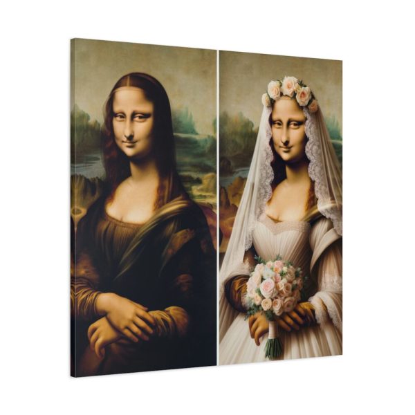 101419-225.jpg Mona Lisa Reimagined as a Bride Standard Canvas