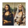 101419-226.jpg Mona Lisa Reimagined as a Bride Standard Canvas